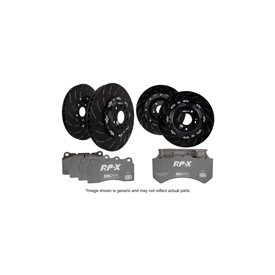 EBC P2DK055RPX KIT Tarcze Klocki Przód Tył 380mm / 370mm - BMW M2/M3/M4 (F80/F82/F83/F87)