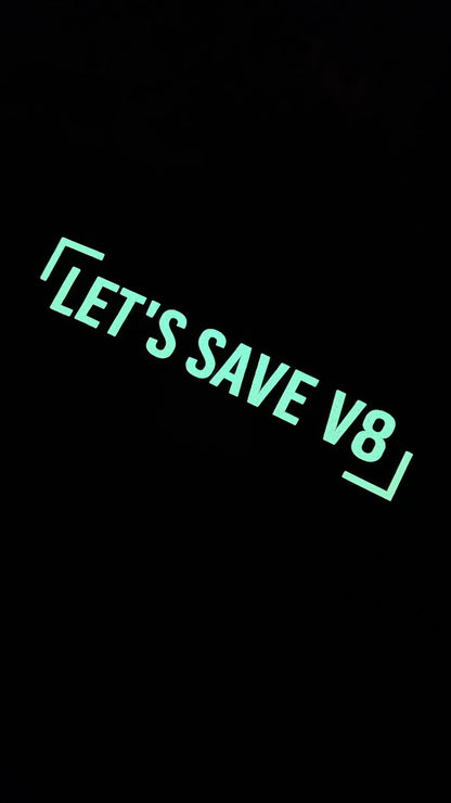 Kempson UNISEX T-SHIRT - "Let's save V8"