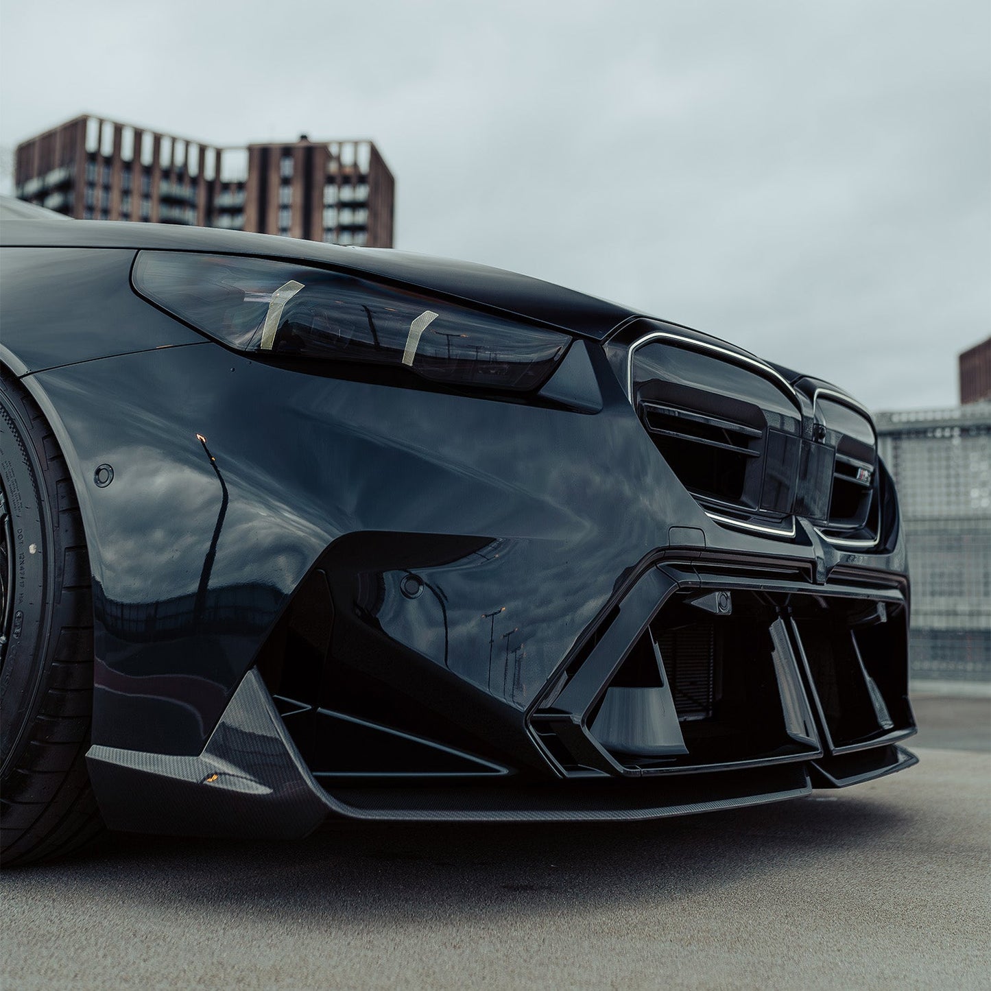 MHC+ BMW G90 & G99 M5 Pre Preg Carbon Fibre Performance Style Front Splitter