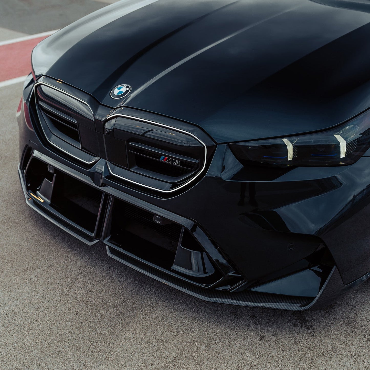 MHC+ BMW G90 & G99 M5 Pre Preg Carbon Fibre Performance Style Front Splitter