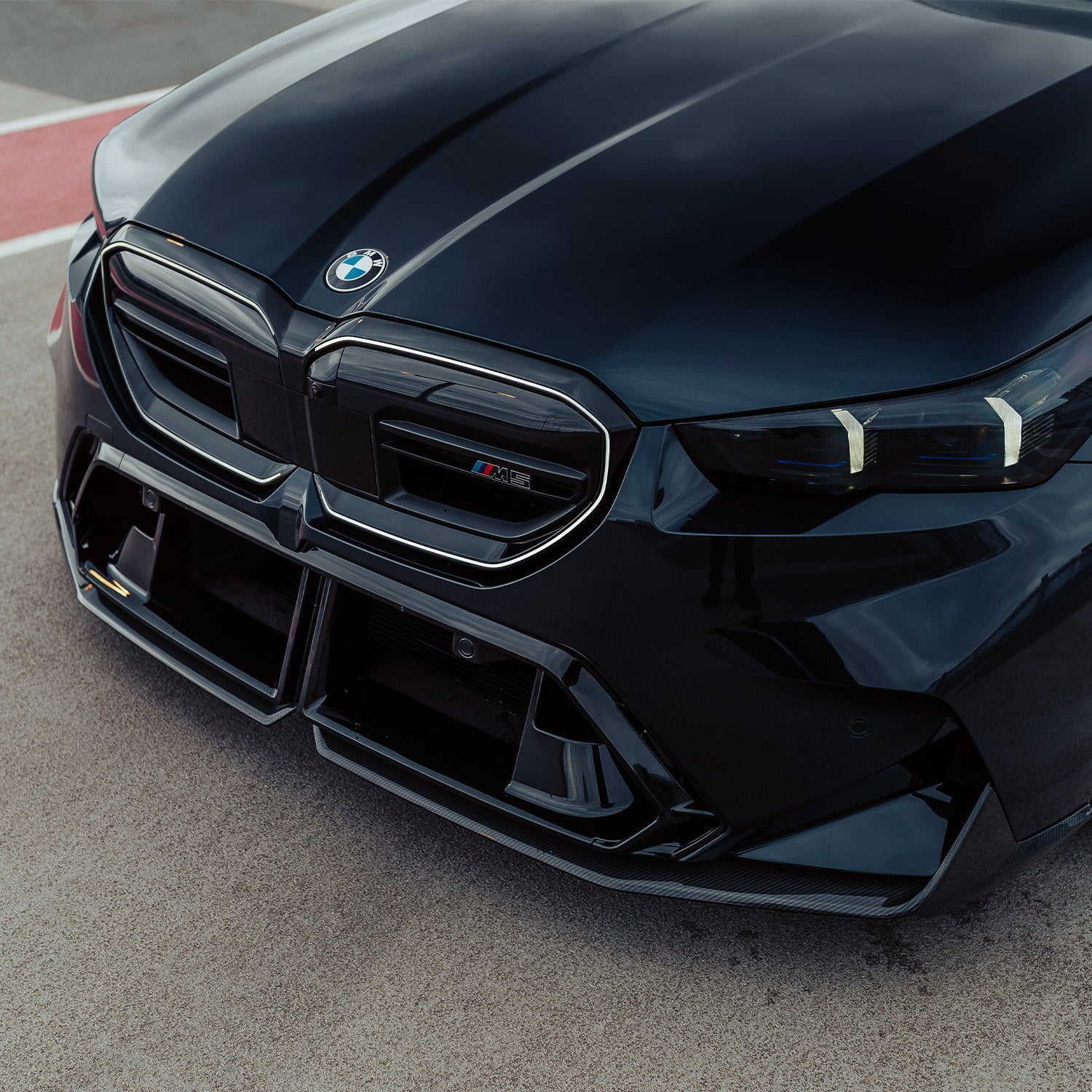 MHC+ BMW G90 & G99 M5 Pre Preg Carbon Fibre Performance Style Front Splitter