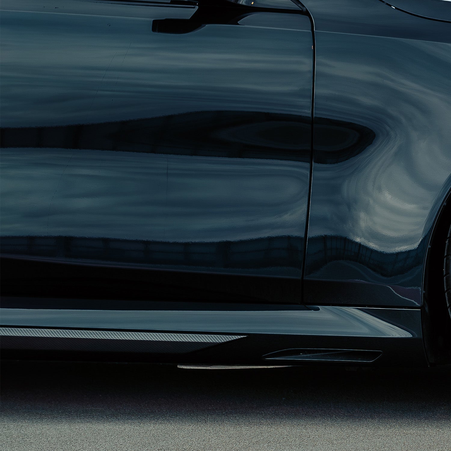 MHC+ BMW G90 & G99 M5 Pre Preg Carbon Fibre Performance Style Side Skirts