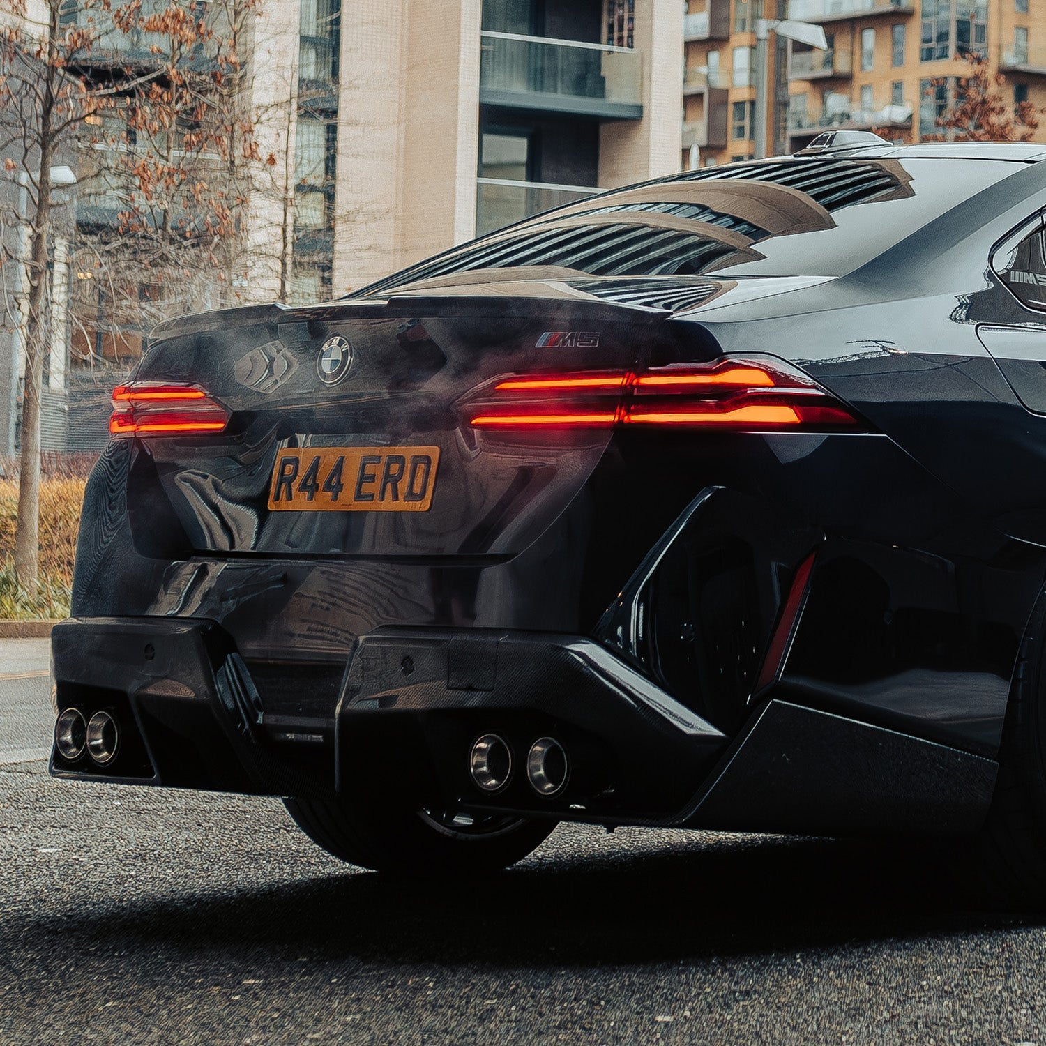 MHC+ BMW G90 M5 Pre Preg Carbon Fibre Performance Style Rear Spoiler